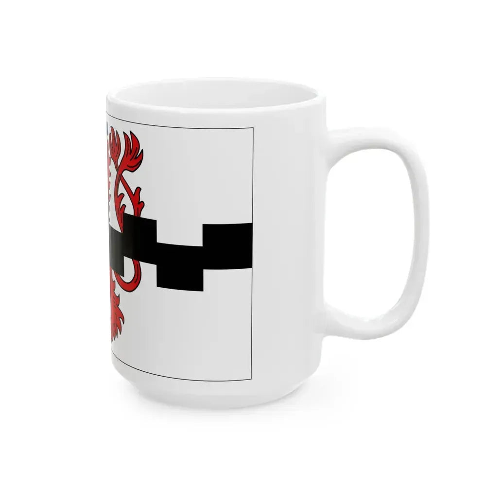 Flag of Leverkusen Germany - White Coffee Mug - Go Mug Yourself