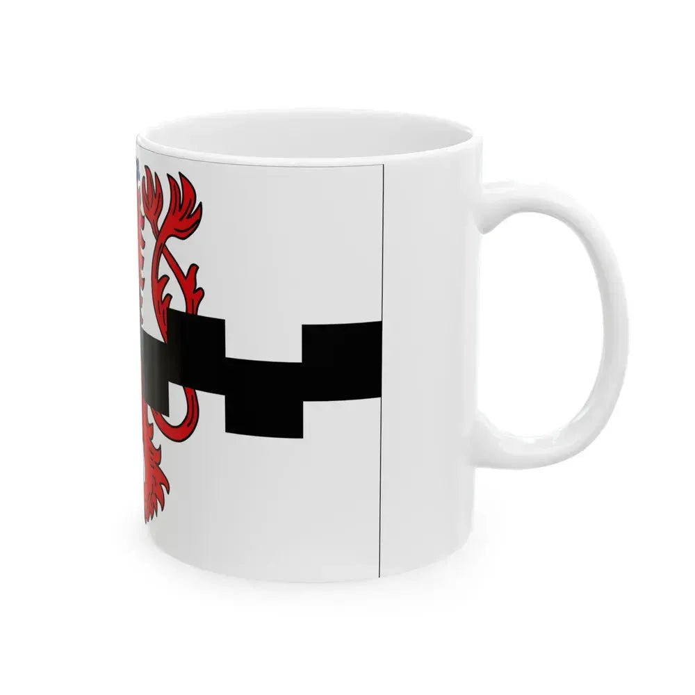 Flag of Leverkusen Germany - White Coffee Mug - Go Mug Yourself