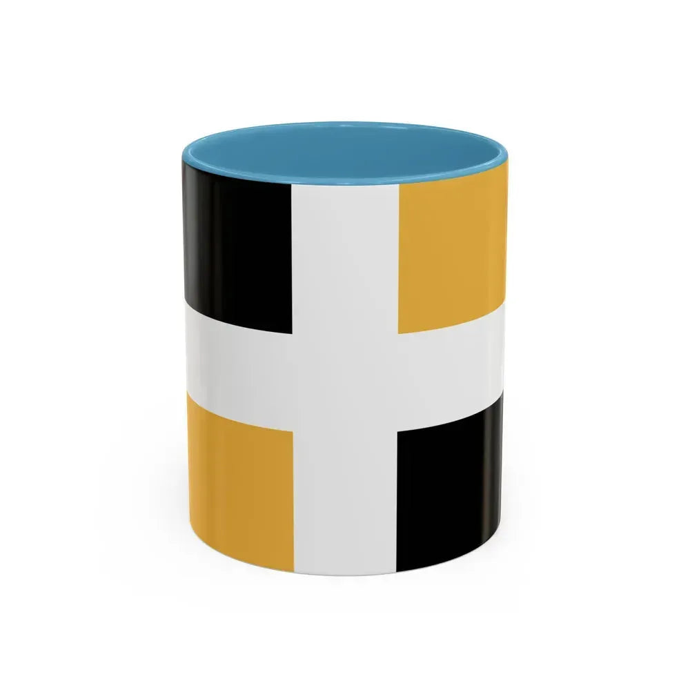 Flag of Levis Canada - Accent Coffee Mug 11oz Light Blue - Go Mug Yourself