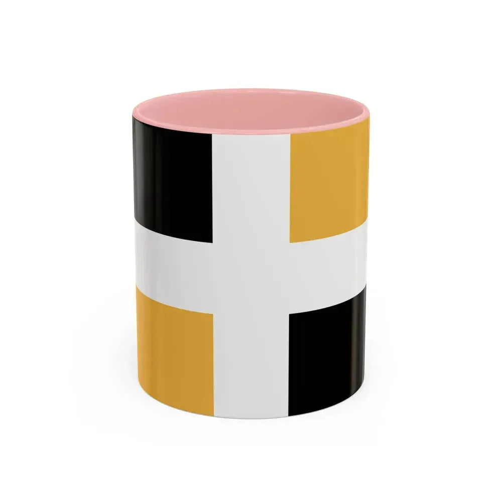 Flag of Levis Canada - Accent Coffee Mug 11oz Pink - Go Mug Yourself