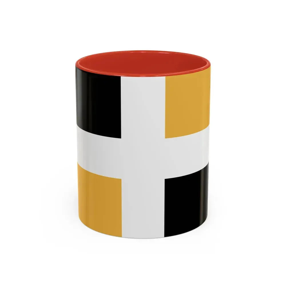 Flag of Levis Canada - Accent Coffee Mug 11oz Red - Go Mug Yourself