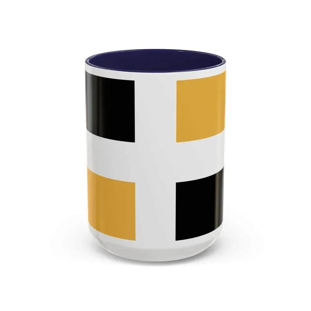 Flag of Levis Canada - Accent Coffee Mug 15oz Navy - Go Mug Yourself