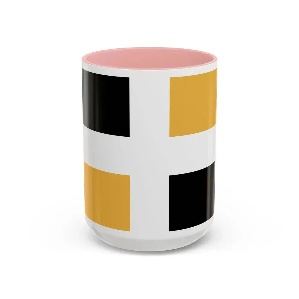 Flag of Levis Canada - Accent Coffee Mug 15oz Pink - Go Mug Yourself