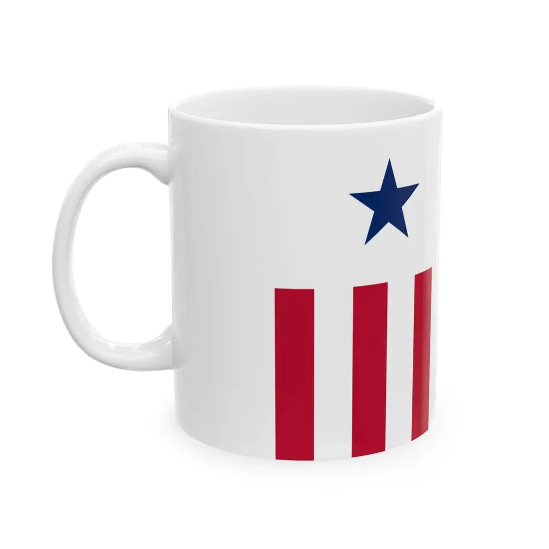 Flag of Liberian Customs (Liberia) White Coffee Mug - Go Mug Yourself