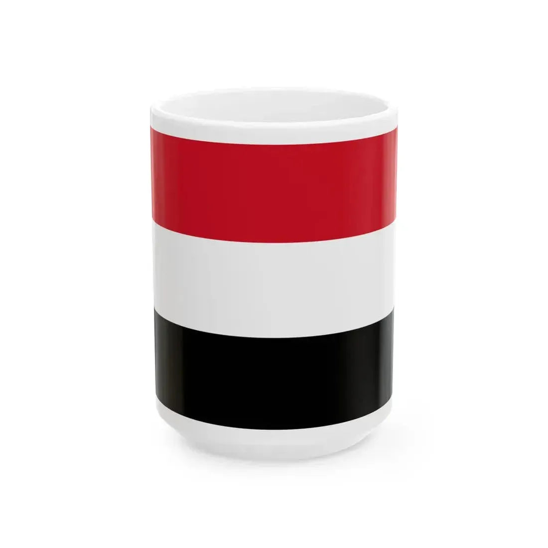 Flag of Libya 1969-1972 (Libya) White Coffee Mug 15oz - Go Mug Yourself
