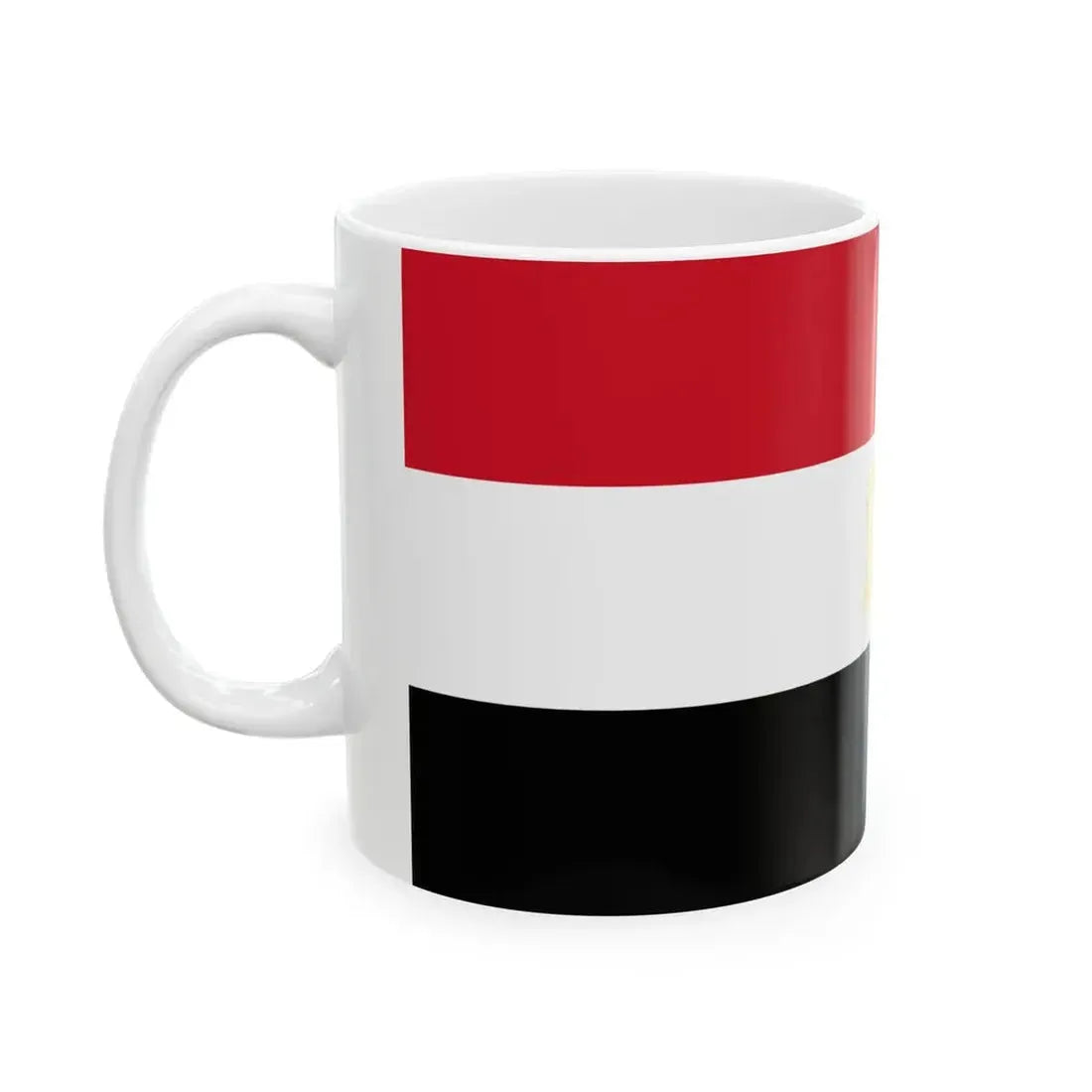 Flag of Libya 1972-1977 1-2 (Libya) White Coffee Mug - Go Mug Yourself