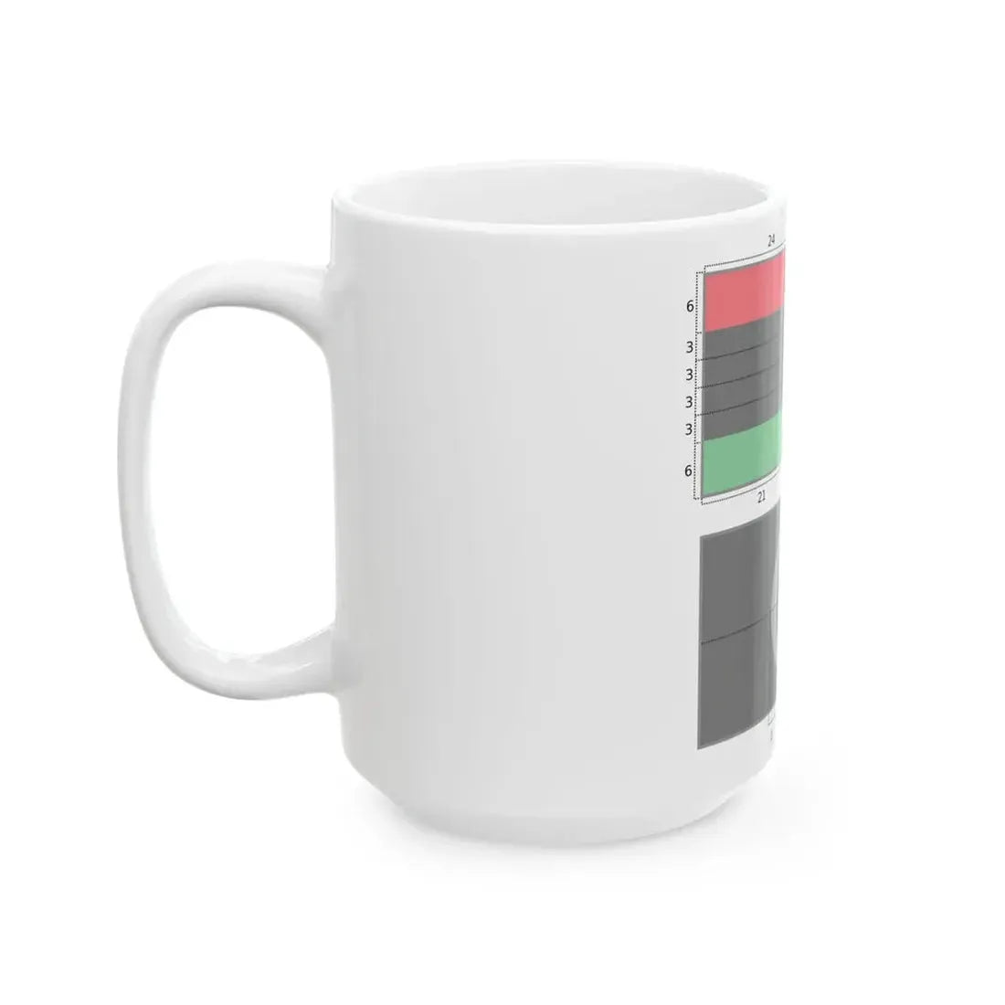 Flag of Libya construction (Libya) White Coffee Mug - Go Mug Yourself
