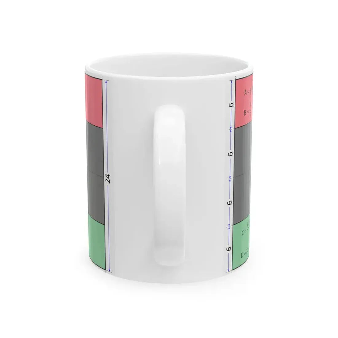 Flag of Libya construction sheet (Libya) White Coffee Mug - Go Mug Yourself