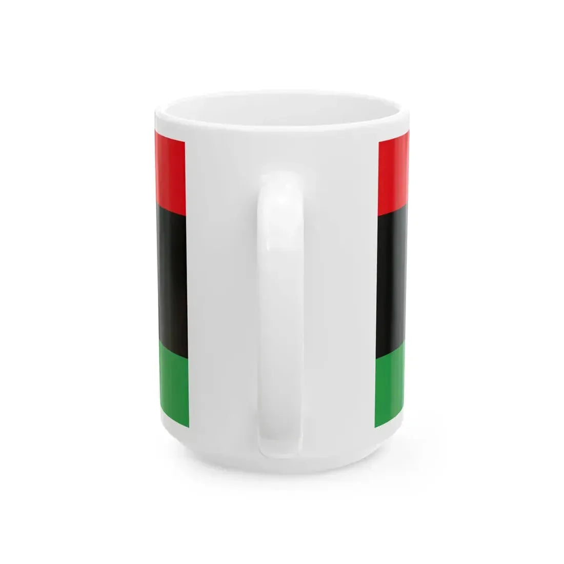 Flag of Libya Red Alert 2 (Libya) White Coffee Mug - Go Mug Yourself