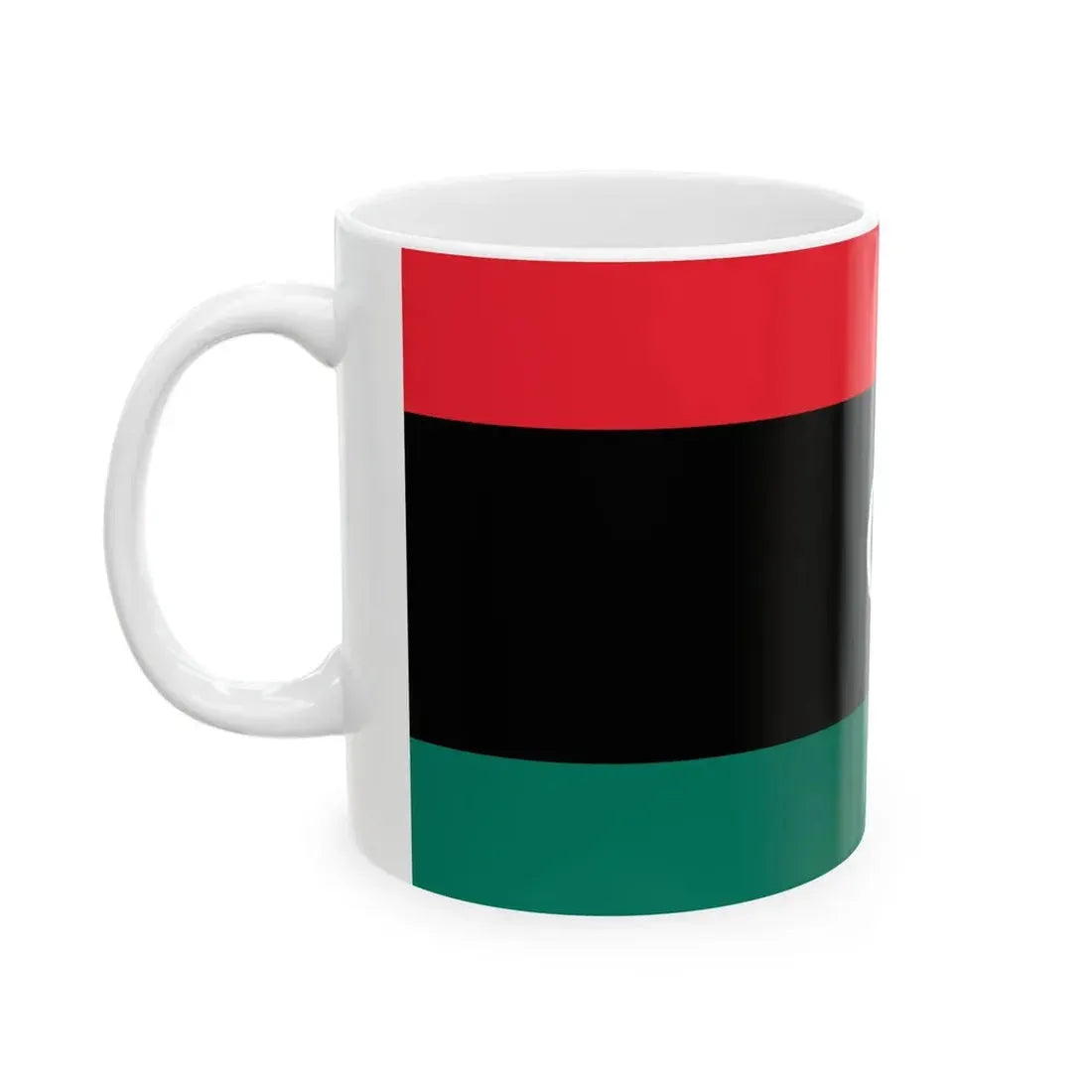 Flag of Libya Variant (Libya) White Coffee Mug - Go Mug Yourself