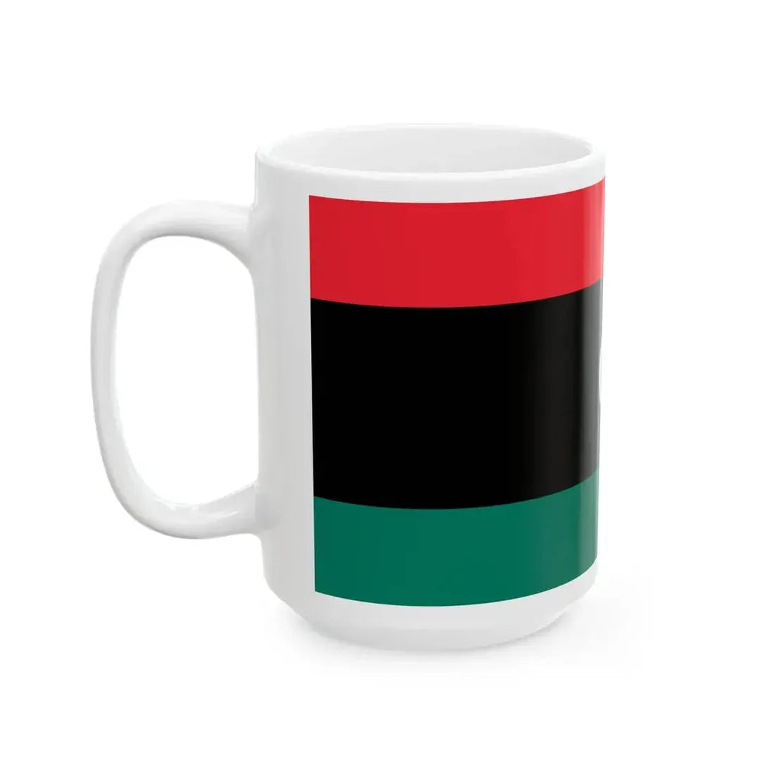 Flag of Libya Variant (Libya) White Coffee Mug - Go Mug Yourself