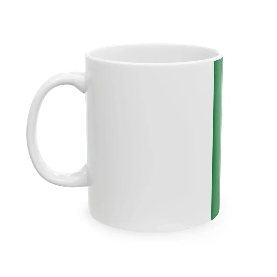 Flag of Libya vertical 1977-2011 (Libya) White Coffee Mug - Go Mug Yourself