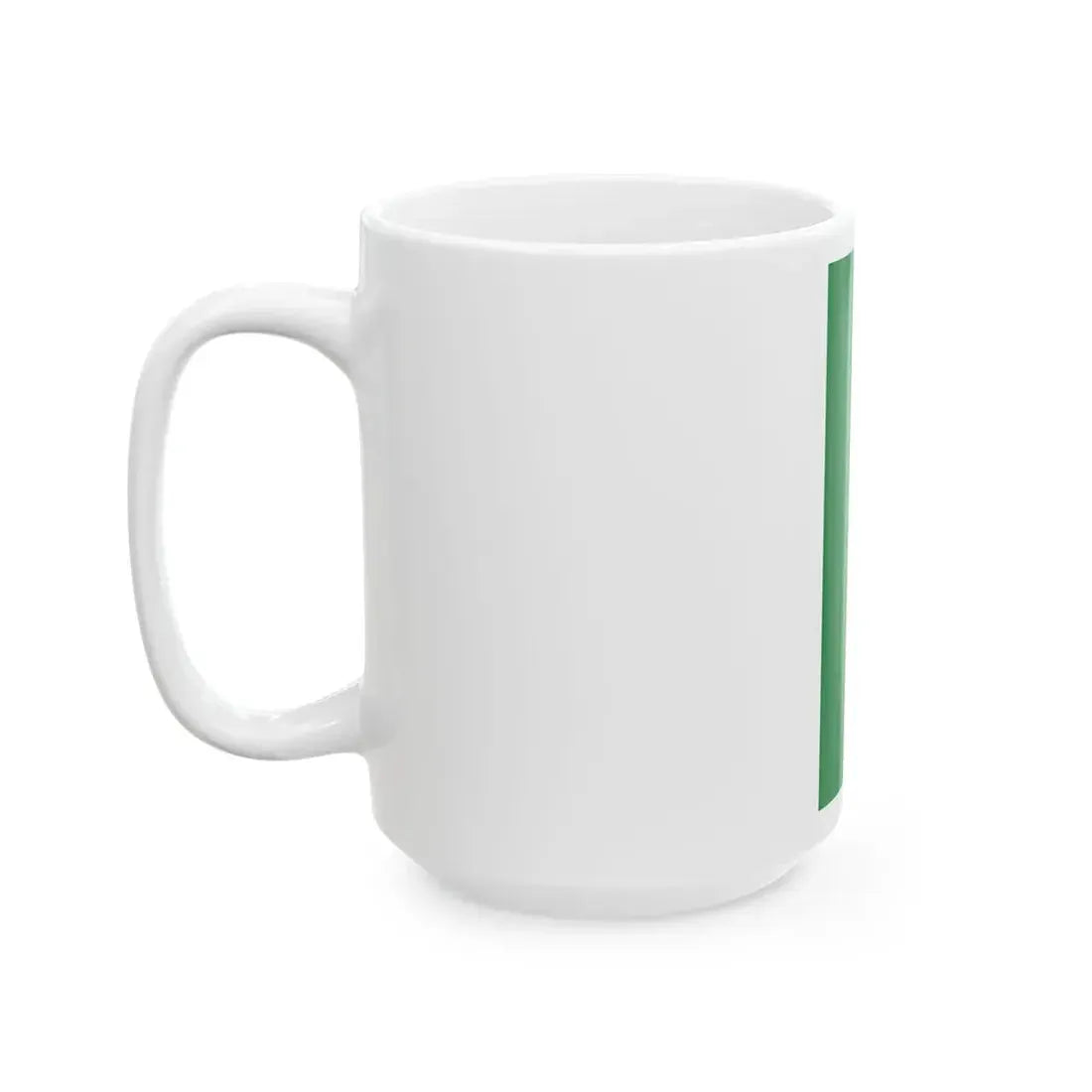 Flag of Libya vertical 1977-2011 (Libya) White Coffee Mug - Go Mug Yourself