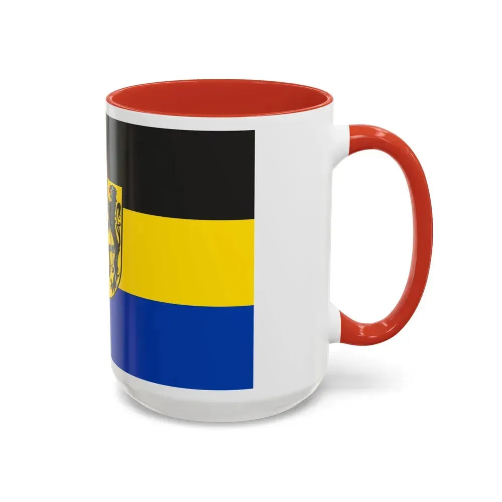 Flag of Lichtenfels Germany - Accent Coffee Mug - Go Mug Yourself