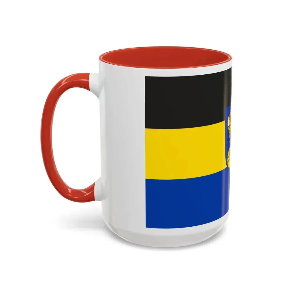 Flag of Lichtenfels Germany - Accent Coffee Mug - Go Mug Yourself