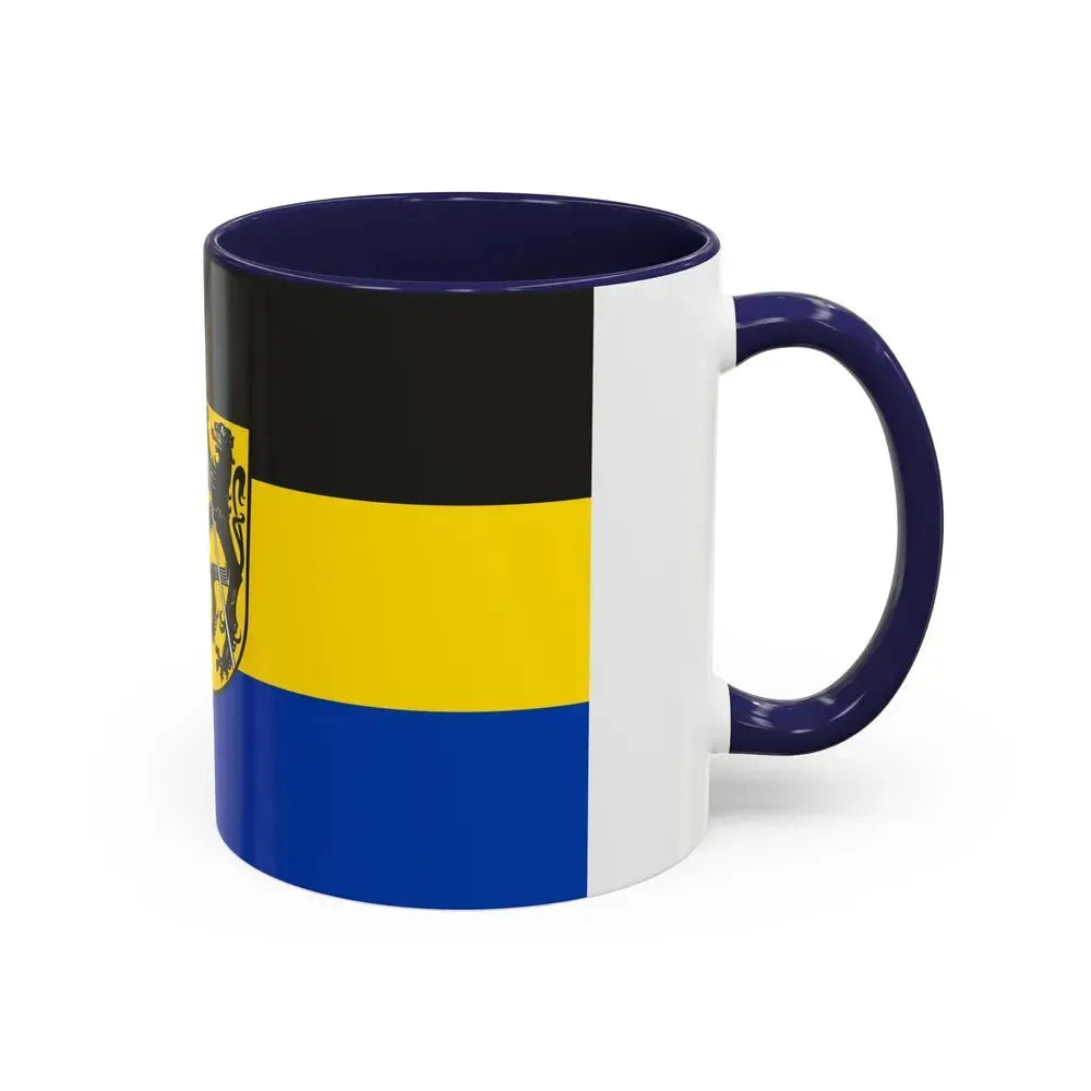 Flag of Lichtenfels Germany - Accent Coffee Mug - Go Mug Yourself