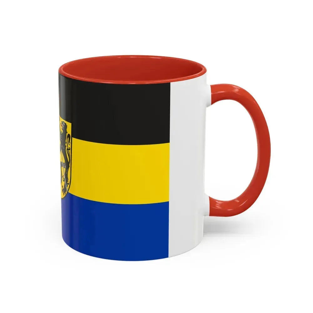 Flag of Lichtenfels Germany - Accent Coffee Mug - Go Mug Yourself