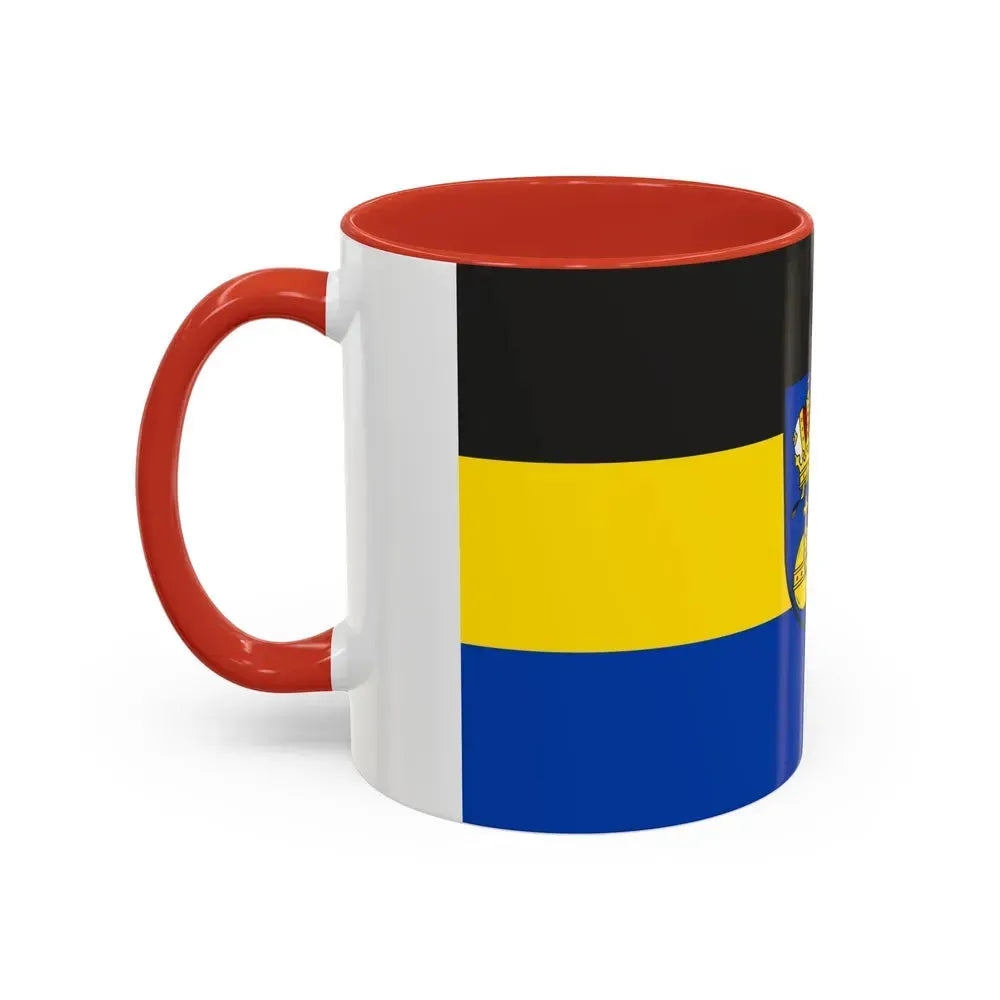 Flag of Lichtenfels Germany - Accent Coffee Mug - Go Mug Yourself