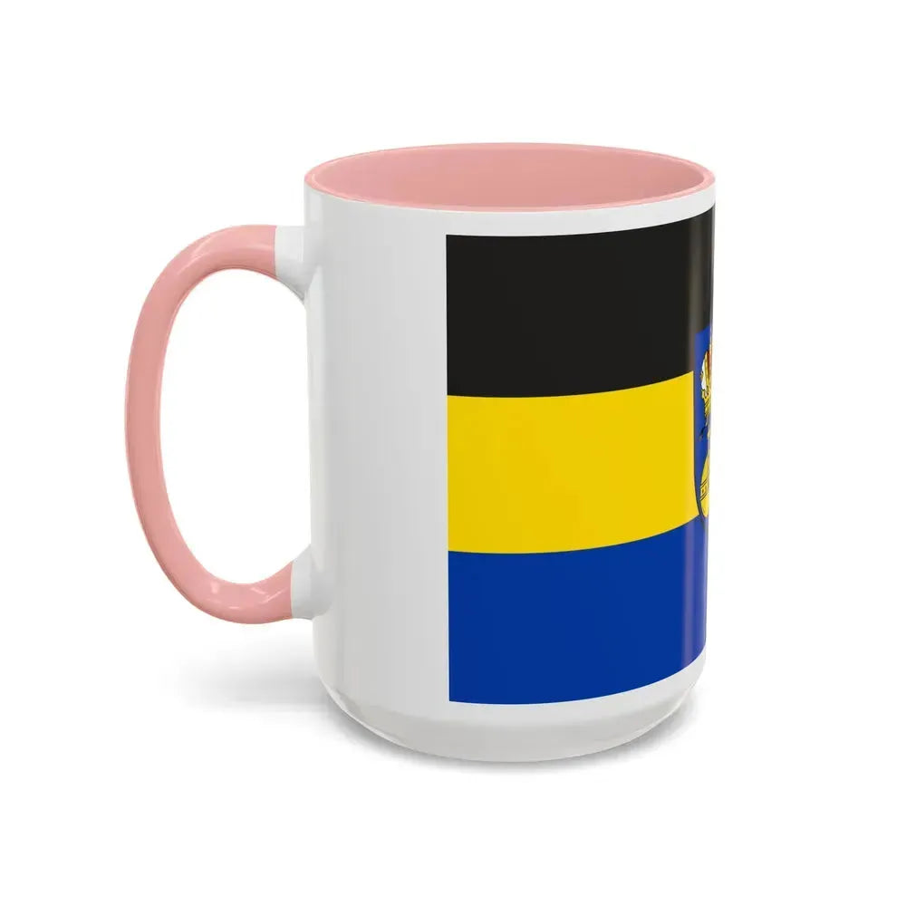 Flag of Lichtenfels Germany - Accent Coffee Mug - Go Mug Yourself