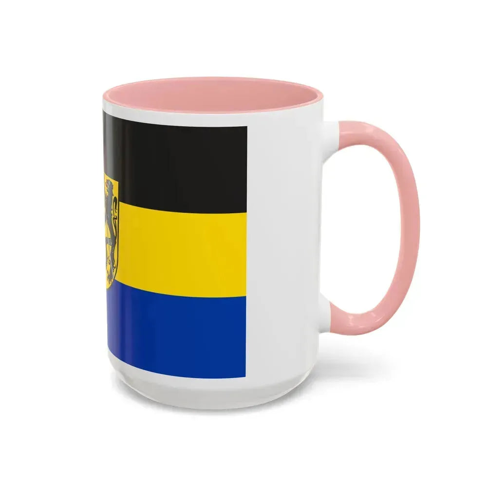 Flag of Lichtenfels Germany - Accent Coffee Mug - Go Mug Yourself