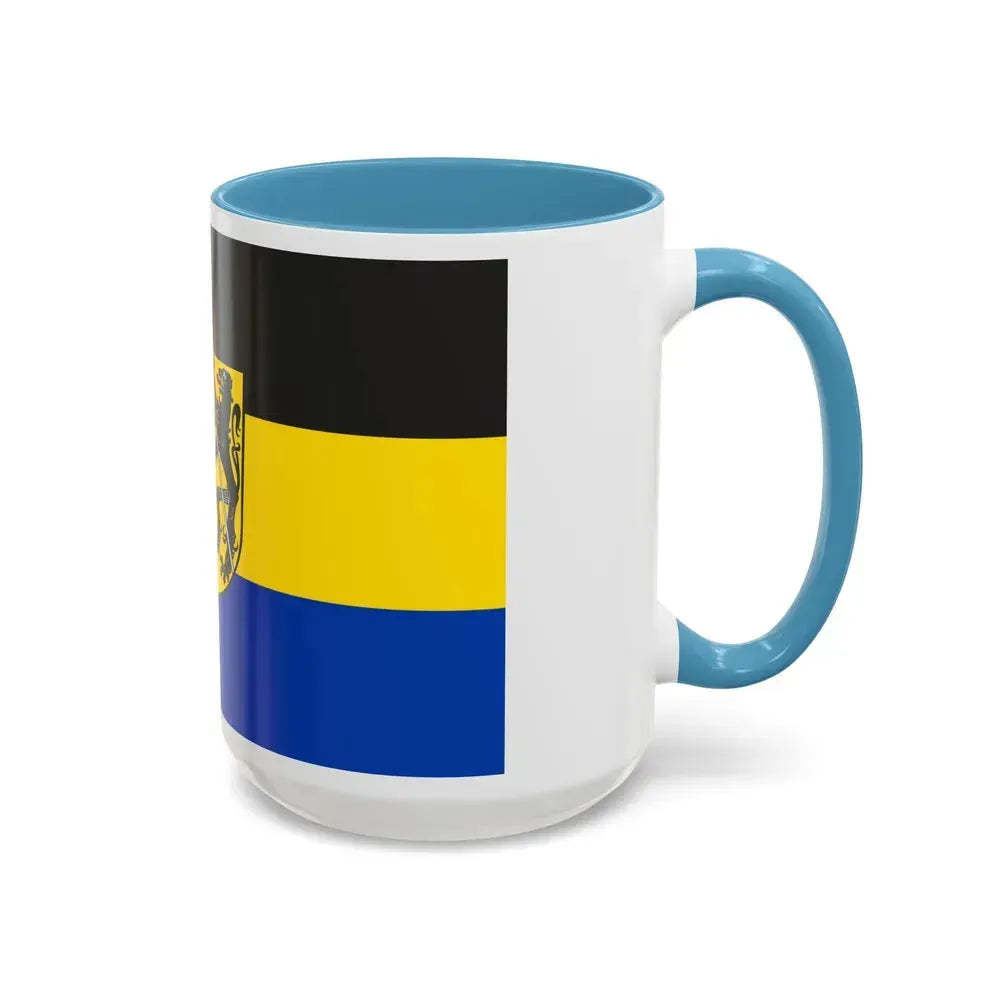 Flag of Lichtenfels Germany - Accent Coffee Mug - Go Mug Yourself