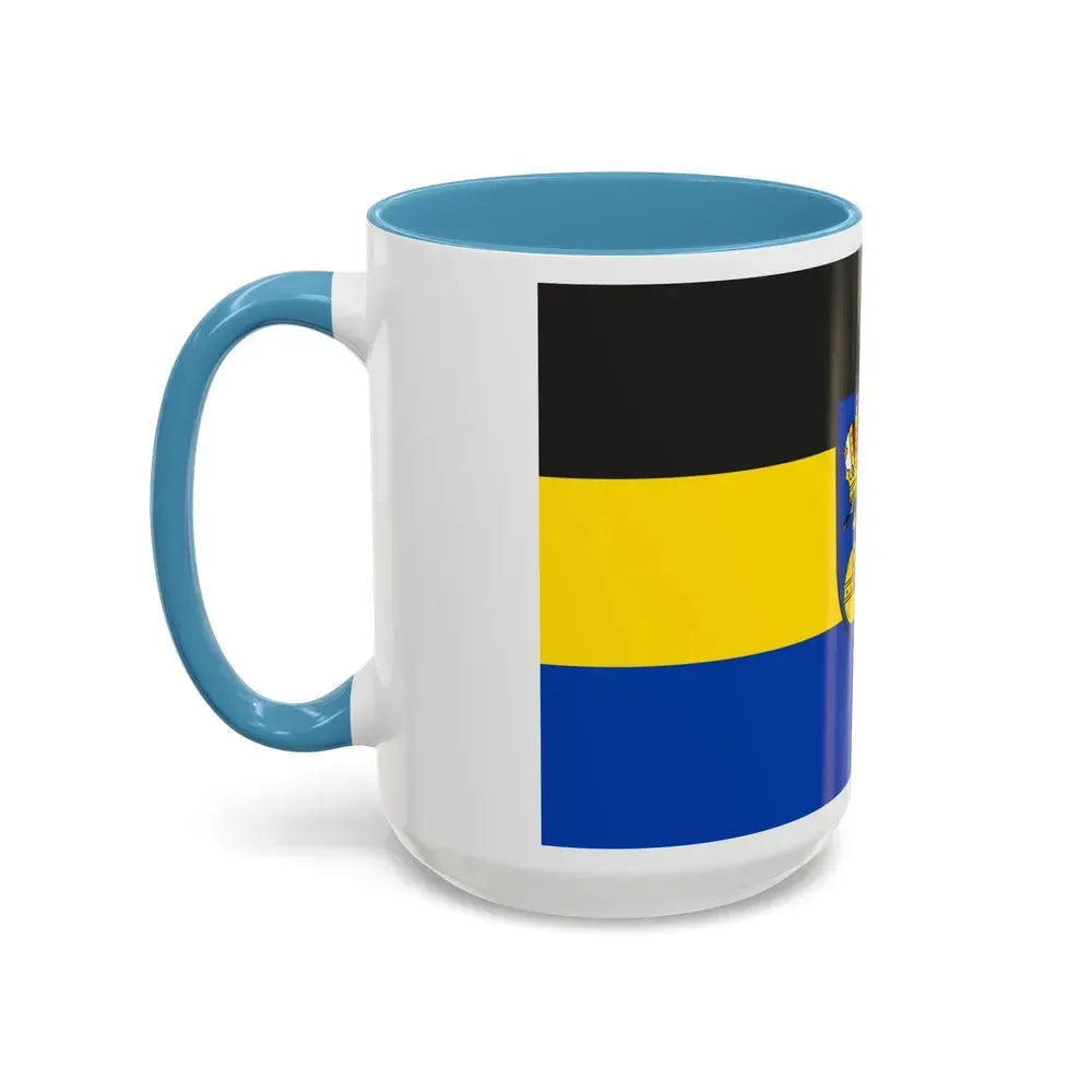 Flag of Lichtenfels Germany - Accent Coffee Mug - Go Mug Yourself