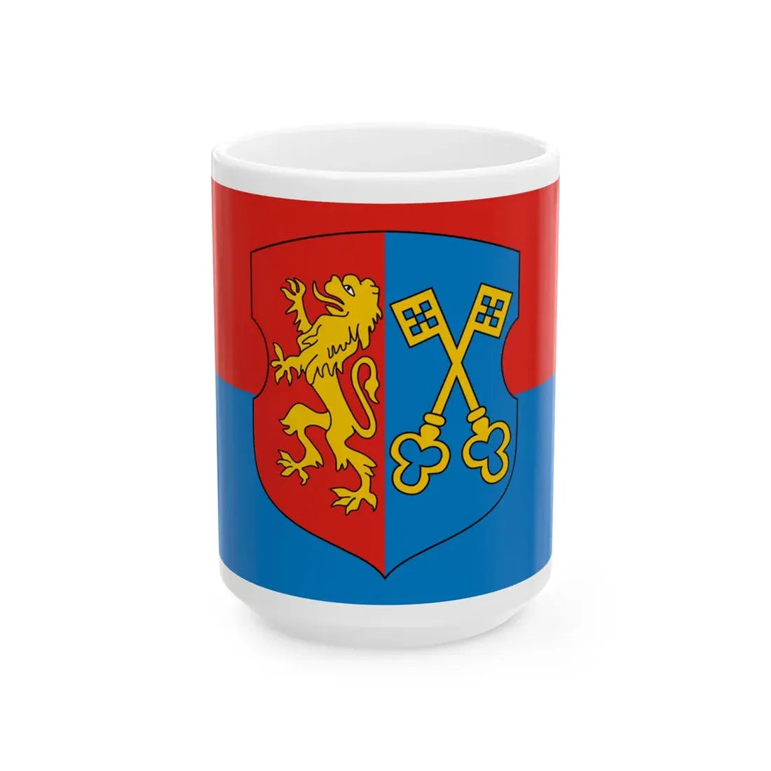 Flag of Lida (Belarus) White Coffee Mug 15oz - Go Mug Yourself