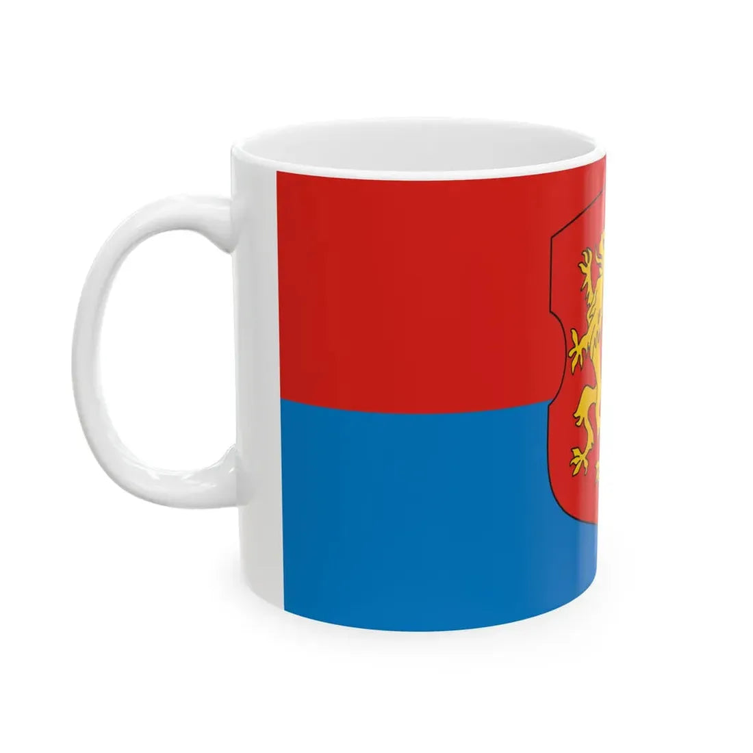 Flag of Lida (Belarus) White Coffee Mug - Go Mug Yourself