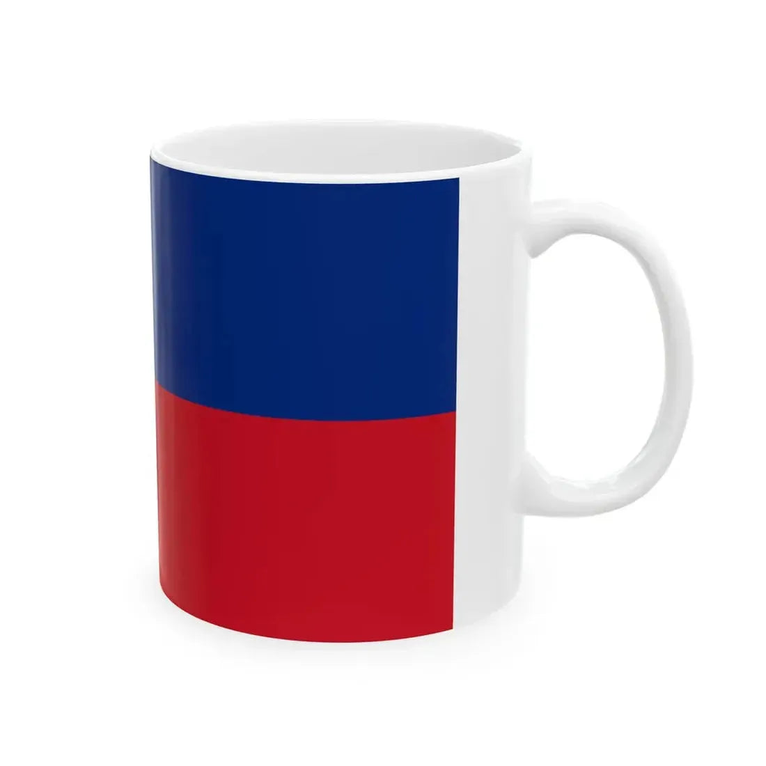 Flag of Liechtenstein 1937-1982 (Liechtenstein) White Coffee Mug - Go Mug Yourself