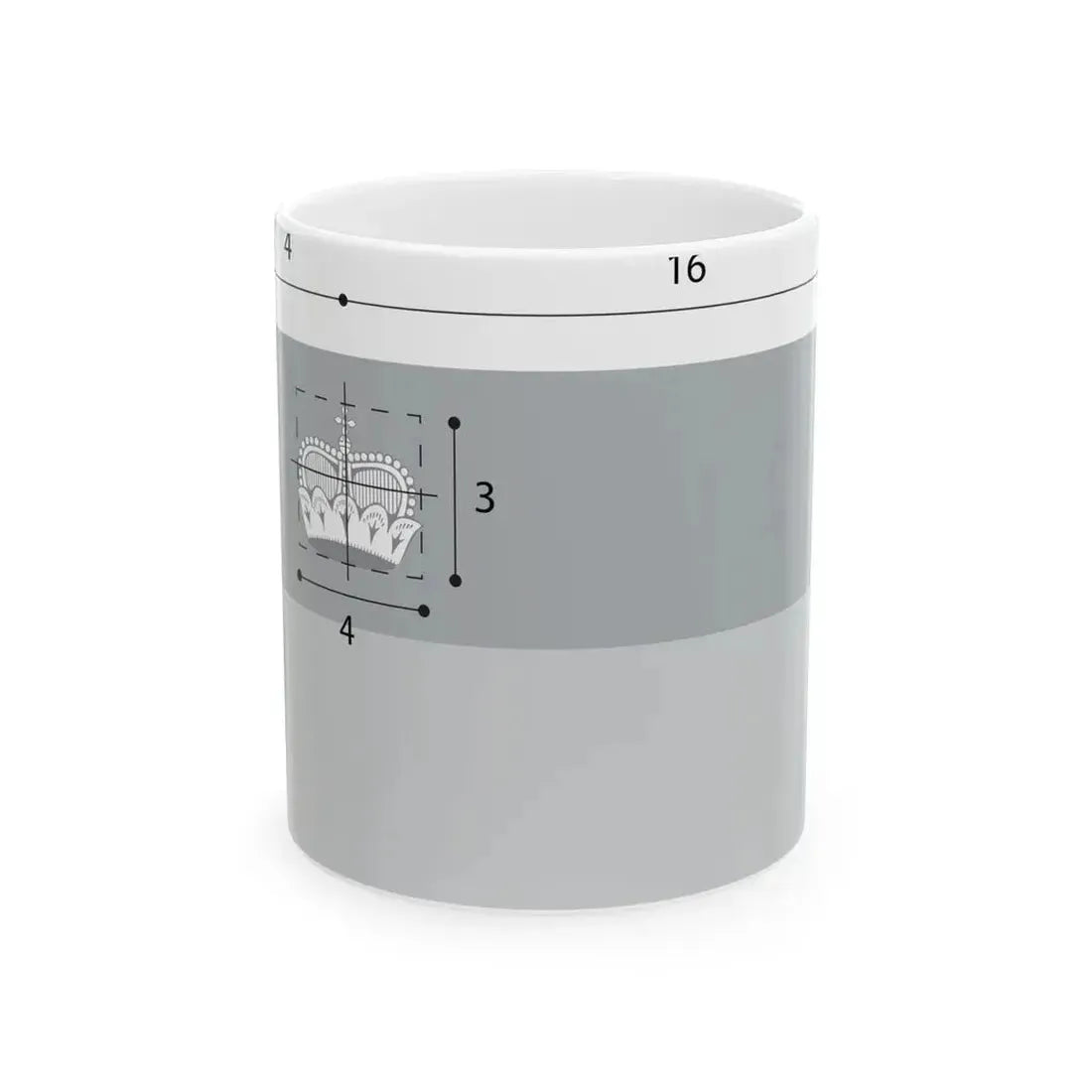 Flag of Liechtenstein construction (Liechtenstein) White Coffee Mug 11oz - Go Mug Yourself