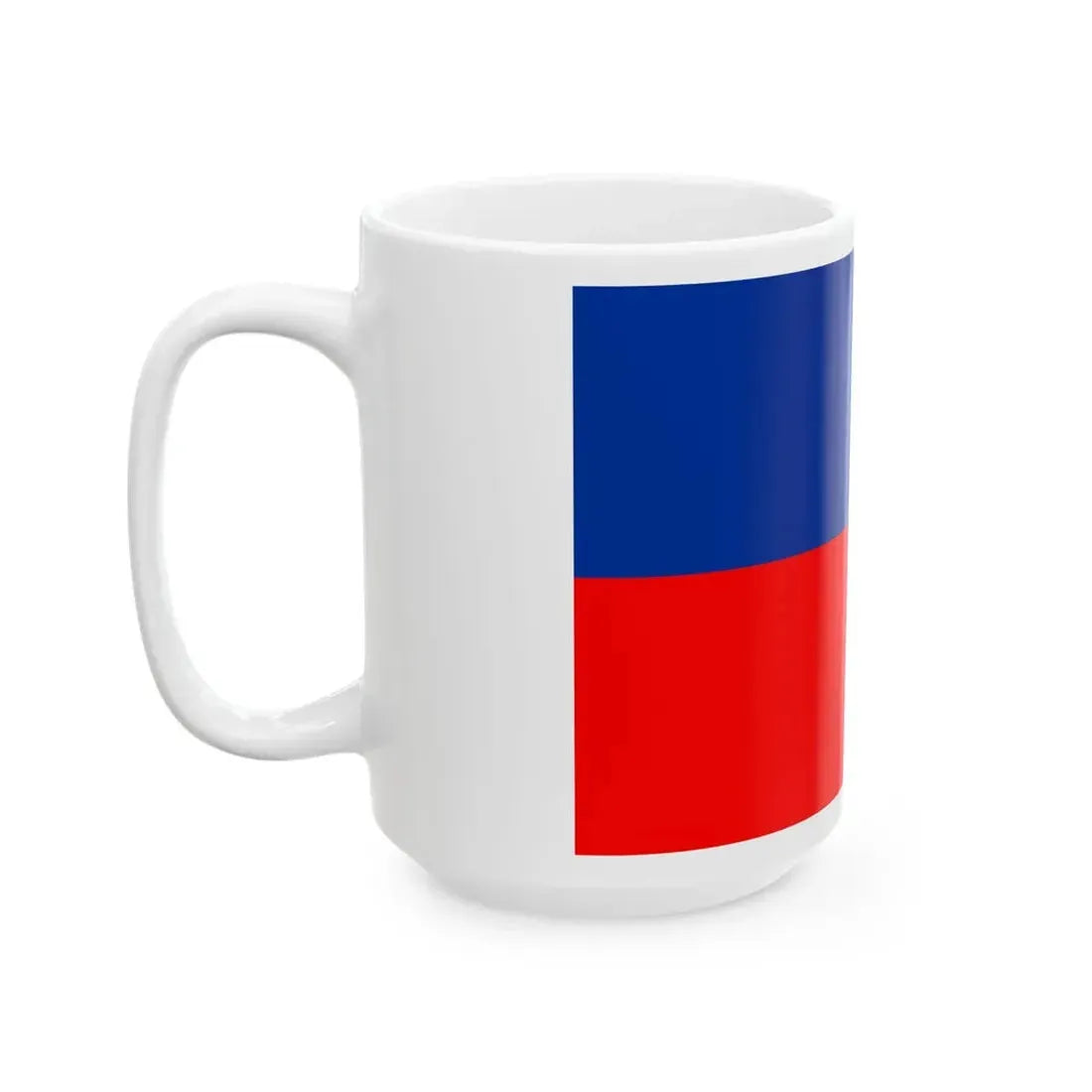 Flag of Liechtenstein old blue red (Liechtenstein) White Coffee Mug - Go Mug Yourself