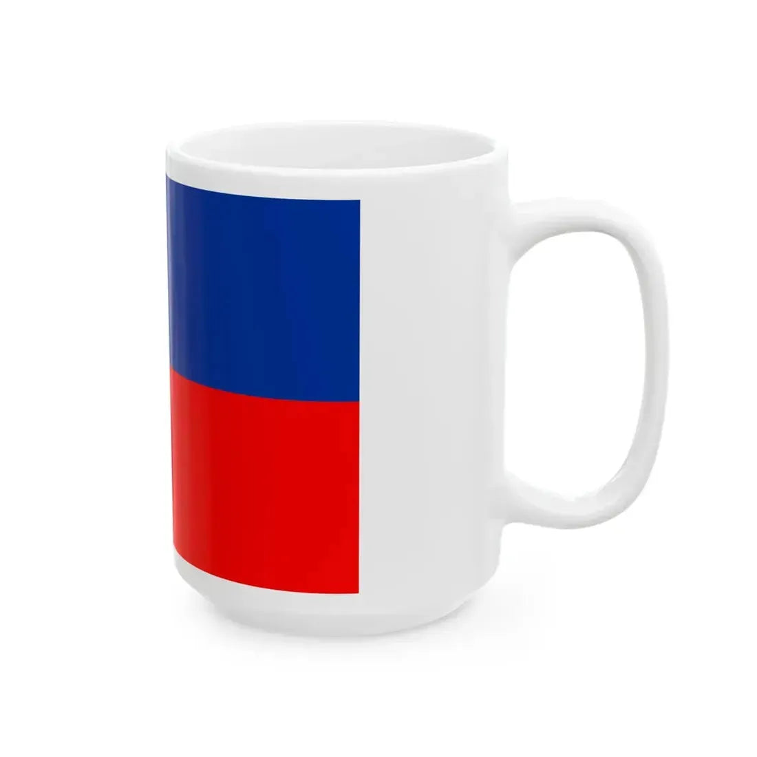 Flag of Liechtenstein old blue red (Liechtenstein) White Coffee Mug - Go Mug Yourself