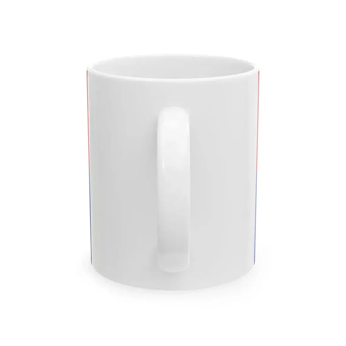 Flag of Liechtenstein old red blue (Liechtenstein) White Coffee Mug - Go Mug Yourself