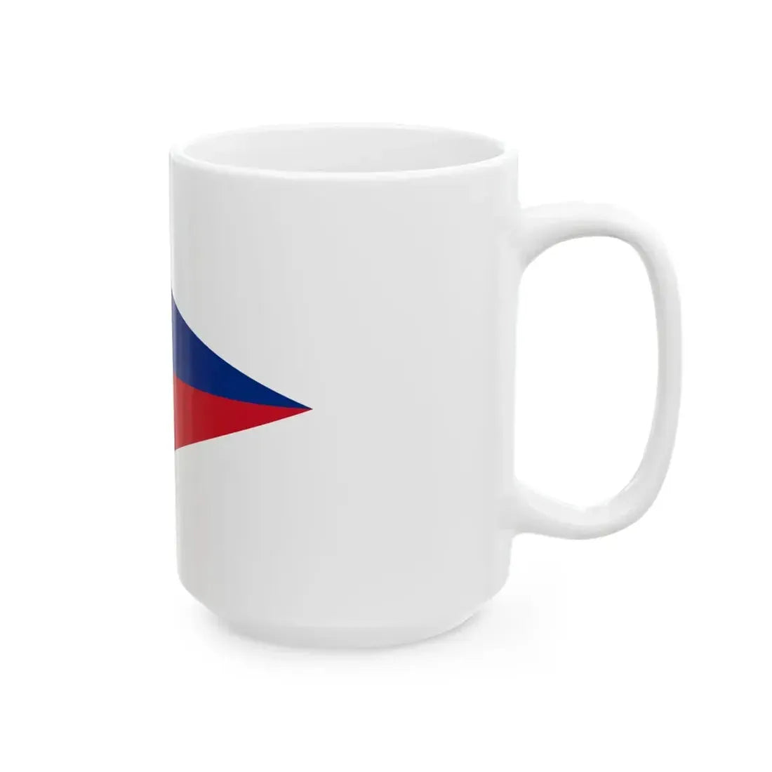 Flag of Liechtenstein pennant (Liechtenstein) White Coffee Mug - Go Mug Yourself