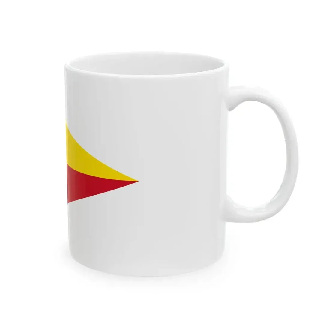 Flag of Liechtenstein princely house pennant (Liechtenstein) White Coffee Mug - Go Mug Yourself