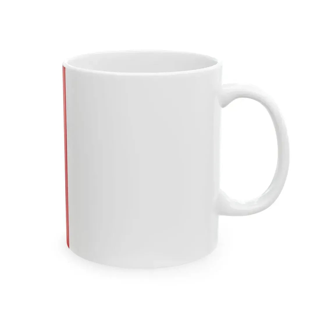 Flag of Liechtenstein princely house vertical (Liechtenstein) White Coffee Mug - Go Mug Yourself