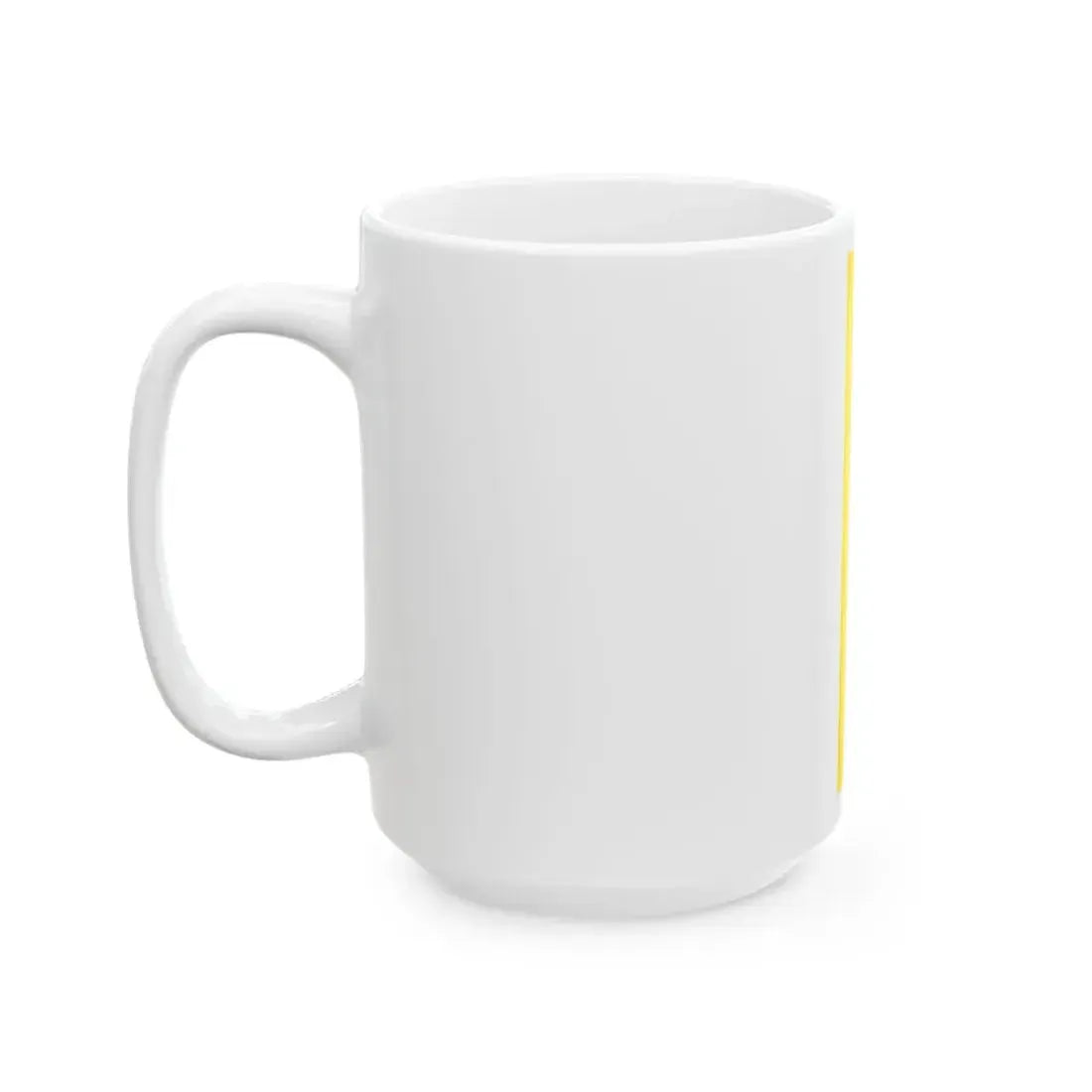 Flag of Liechtenstein princely house vertical (Liechtenstein) White Coffee Mug - Go Mug Yourself