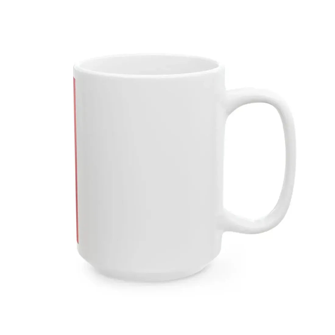 Flag of Liechtenstein princely house vertical (Liechtenstein) White Coffee Mug - Go Mug Yourself