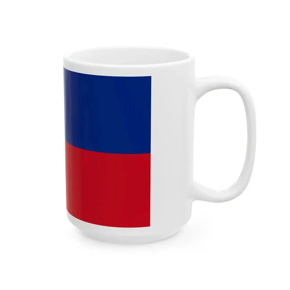 Flag of Liechtenstein RGB (Liechtenstein) White Coffee Mug - Go Mug Yourself