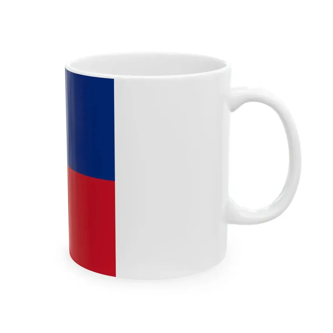 Flag of Liechtenstein square 1939 (Liechtenstein) White Coffee Mug - Go Mug Yourself