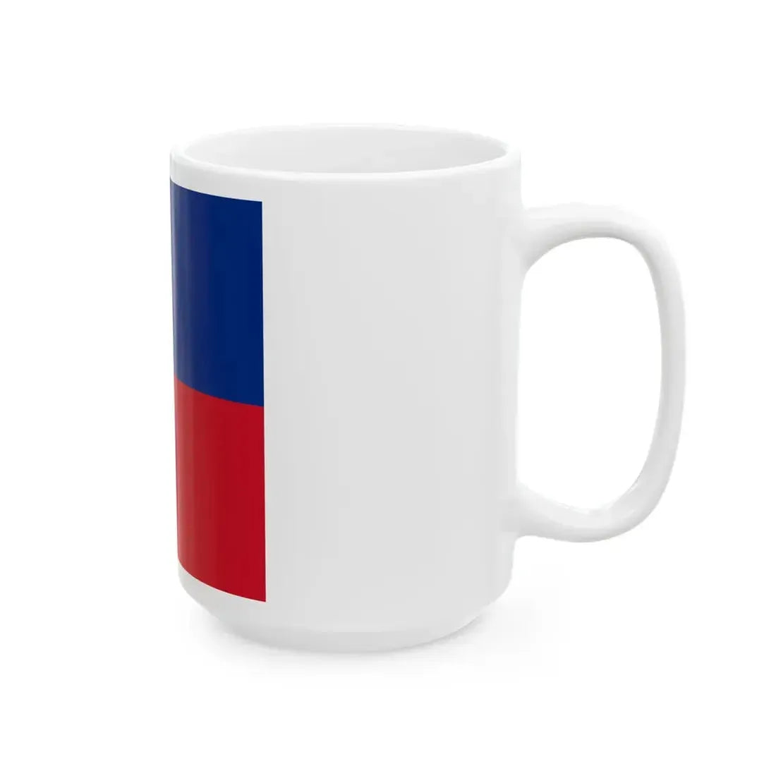 Flag of Liechtenstein square 1939 (Liechtenstein) White Coffee Mug - Go Mug Yourself