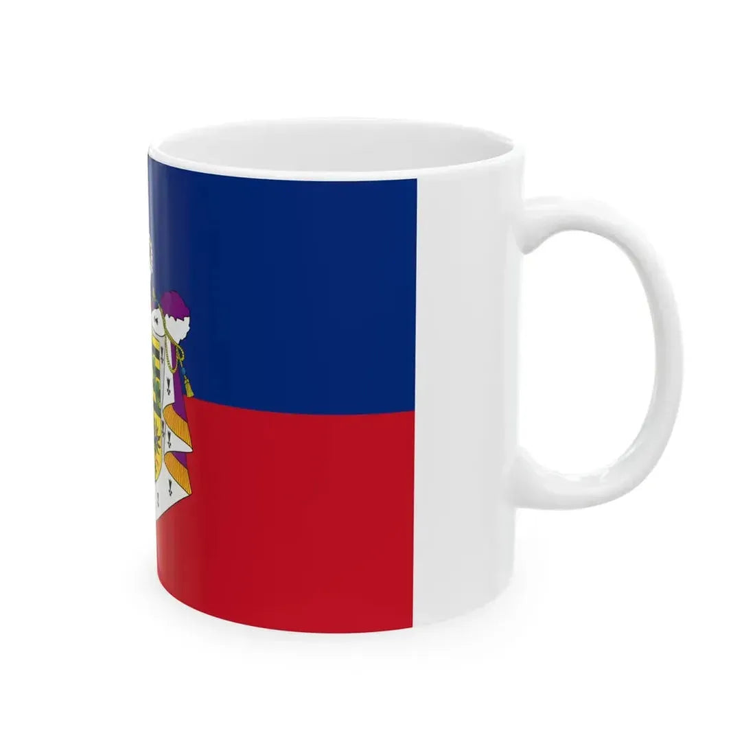 Flag of Liechtenstein state (Liechtenstein) White Coffee Mug - Go Mug Yourself