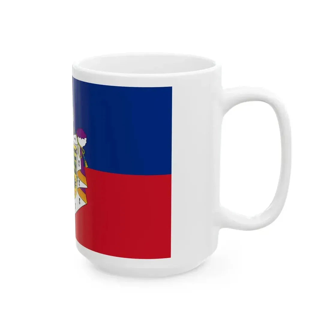 Flag of Liechtenstein state (Liechtenstein) White Coffee Mug - Go Mug Yourself