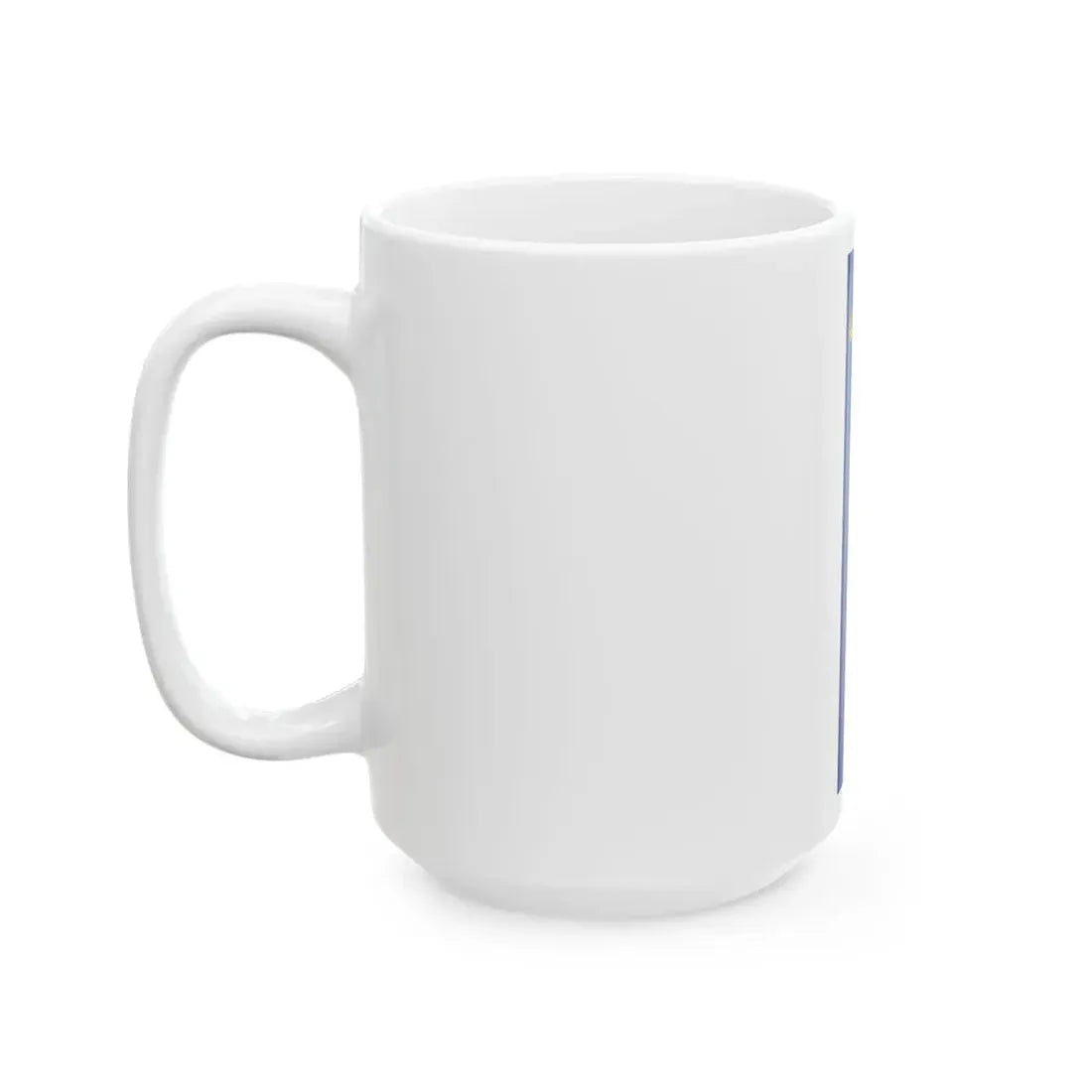 Flag of Liechtenstein vertical (Liechtenstein) White Coffee Mug - Go Mug Yourself