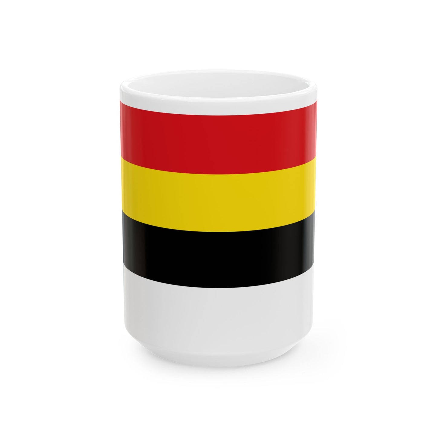 Flag of Lierde (Belgium) White Coffee Mug-15oz-Go Mug Yourself