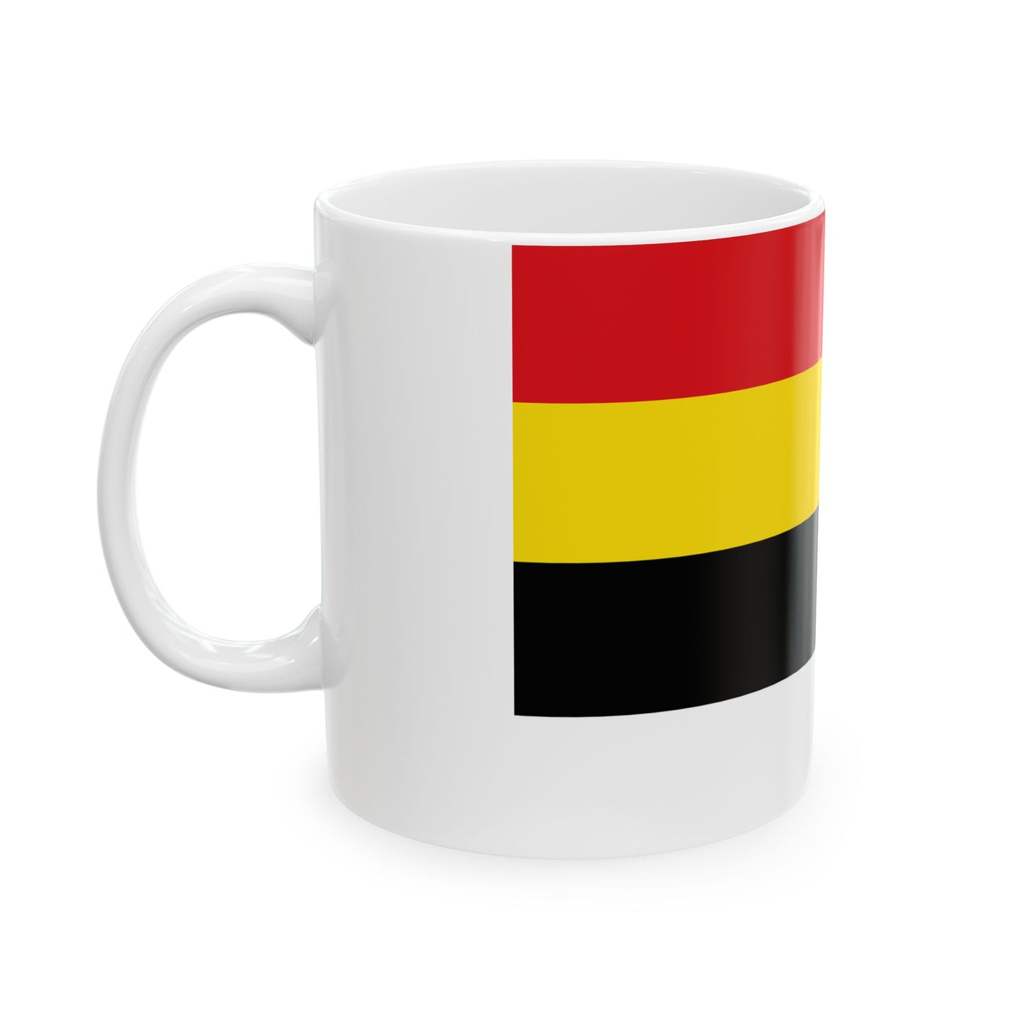Flag of Lierde (Belgium) White Coffee Mug-Go Mug Yourself