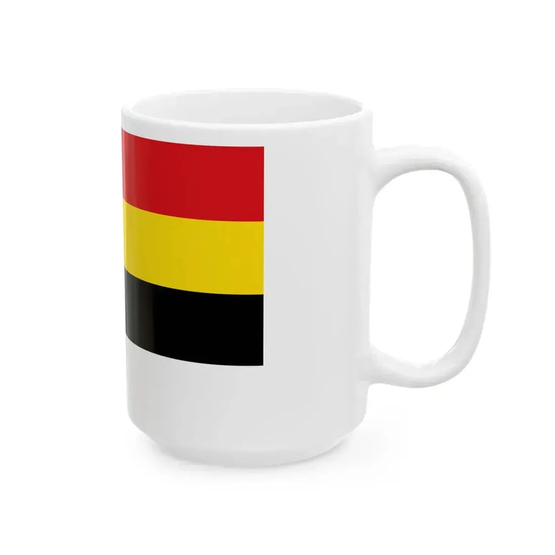 Flag of Lierde (Belgium) White Coffee Mug - Go Mug Yourself