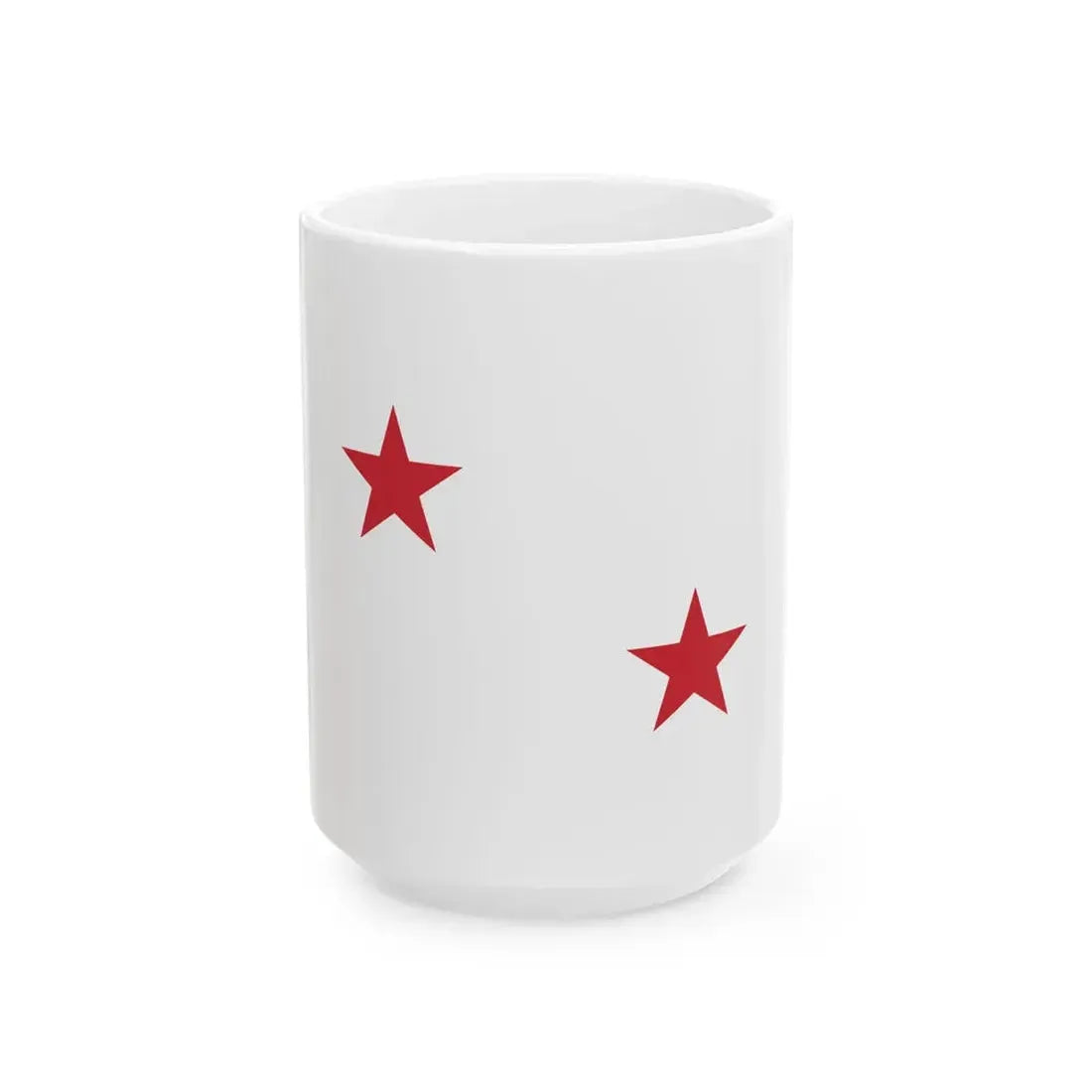 Flag of lieutenant general of the Regia Marina (Italy) White Coffee Mug 15oz - Go Mug Yourself