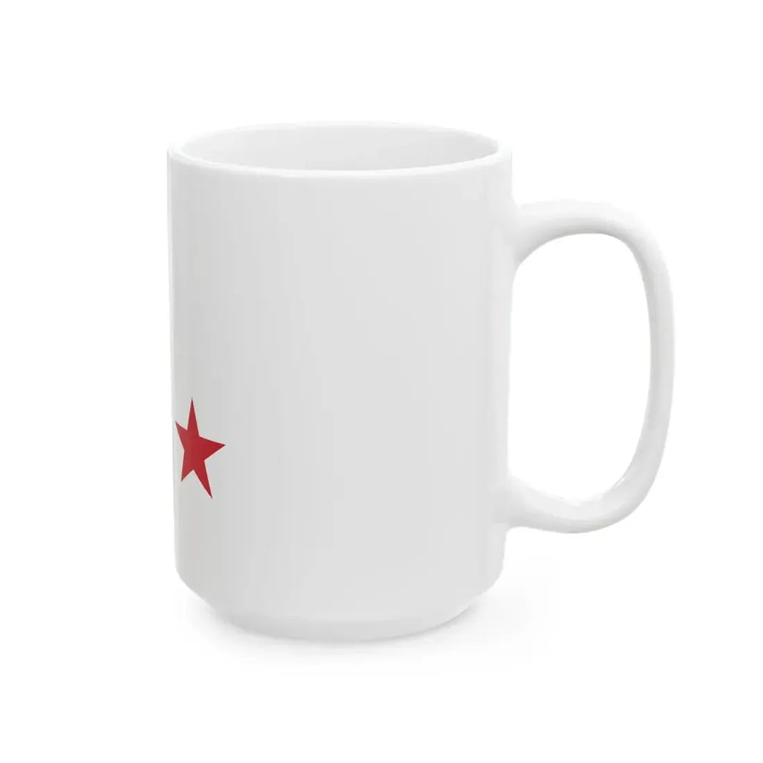 Flag of lieutenant general of the Regia Marina (Italy) White Coffee Mug - Go Mug Yourself