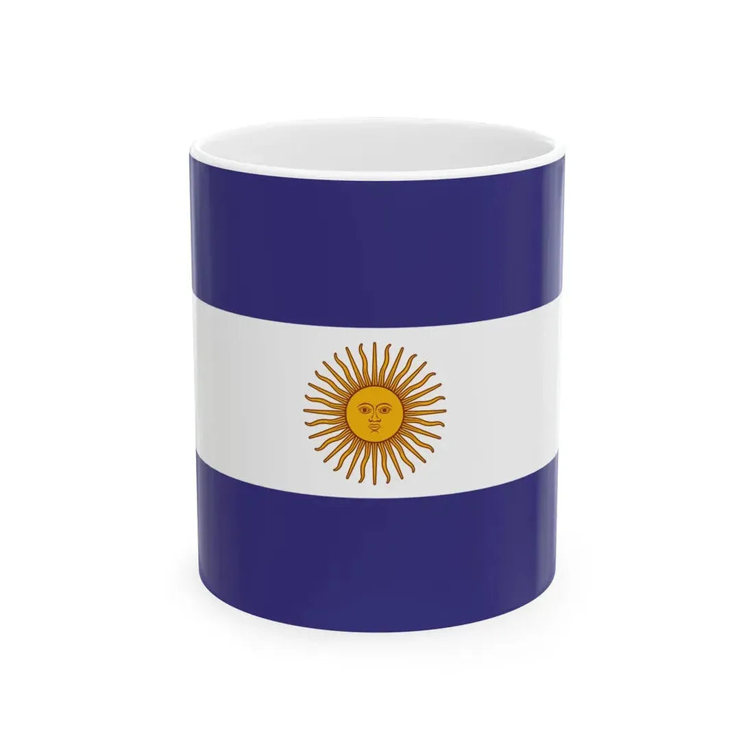 Flag of Liga Federal (Argentina) White Coffee Mug 11oz - Go Mug Yourself